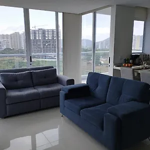 Hermoso Apartamento Amoblado Con Balcón, Piscinas Yzona De Barbacoa Santa Marta (Magdalena)